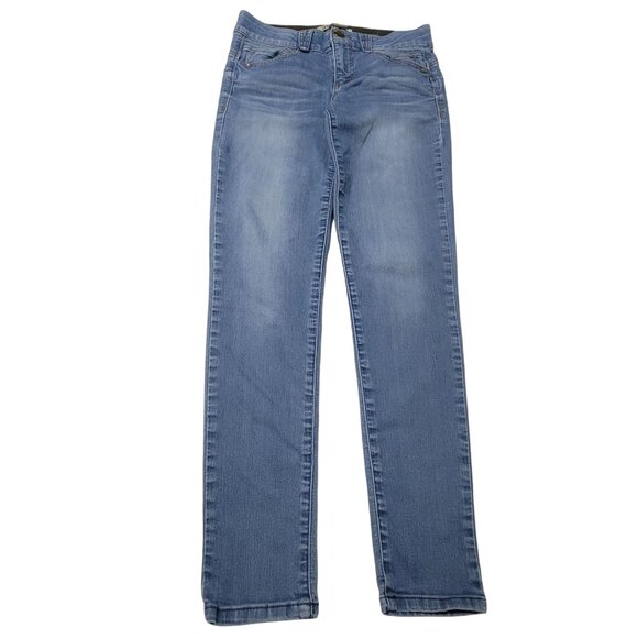 Democracy Absolution Skinny Jeans Womens Size 4 Low Rise Medium Wash Denim Pants - Picture 2 of 4